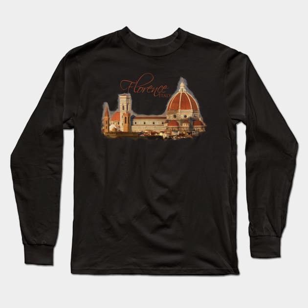 Florence, Italy Long Sleeve T-Shirt by RaeTucker